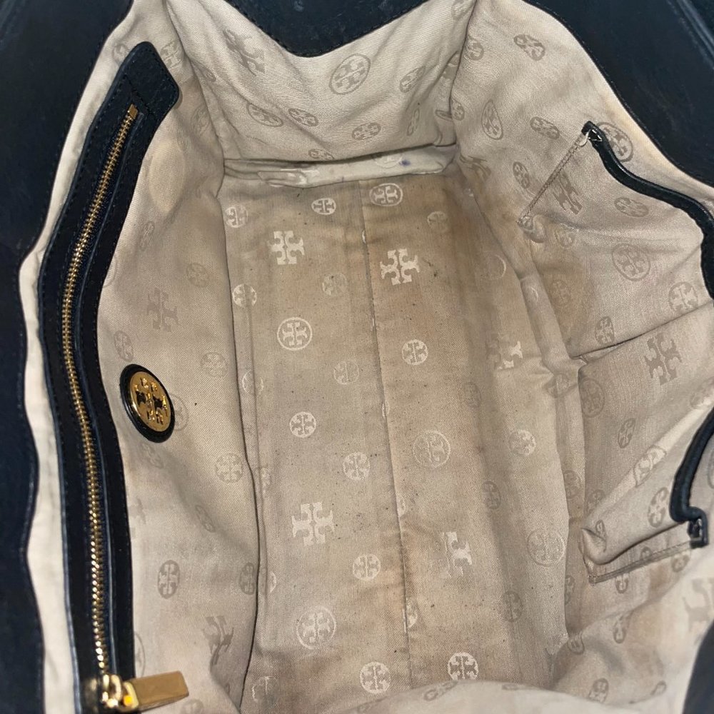Tory Burch Black Leather Tote - Picture 10 of 10